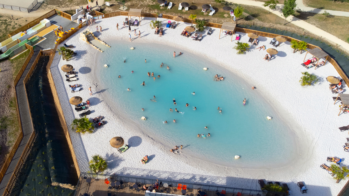 Camping avec piscine lagon en Vendée Campilo